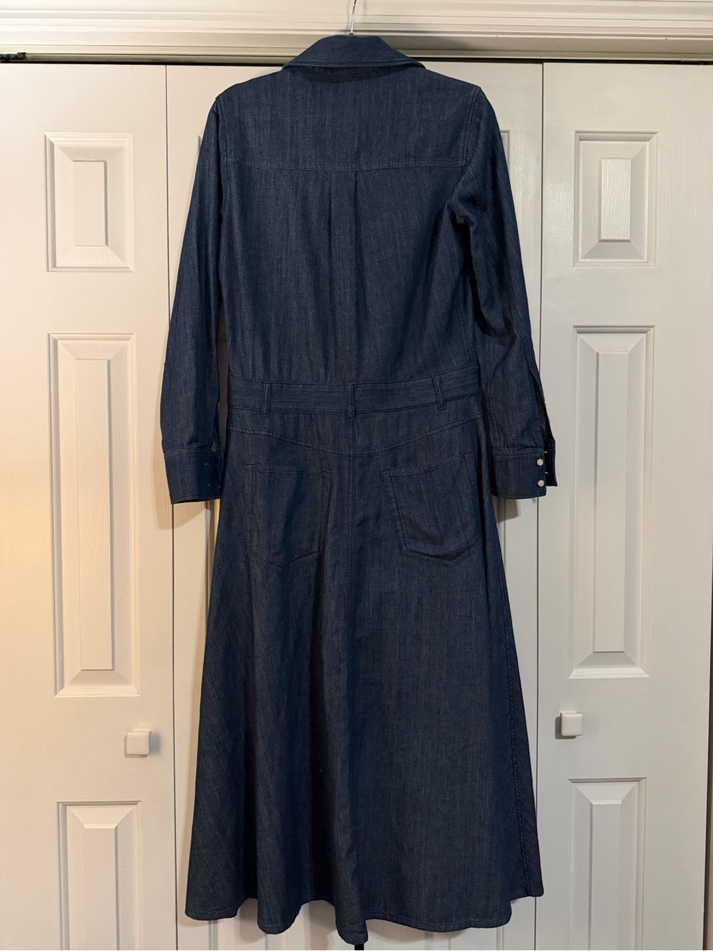 COS Denim Midi Shirt Dress - Picture 3 of 5